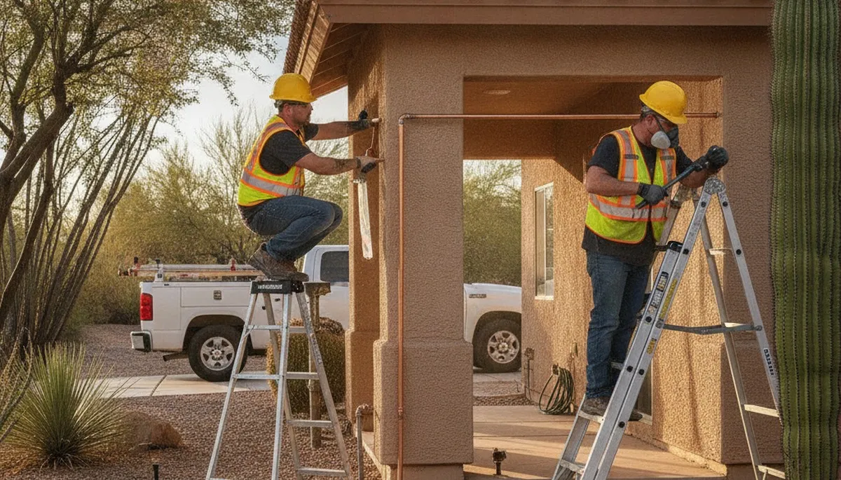 Plumbing repair service in Chandler, AZ for residential and commercial plumbing issues
