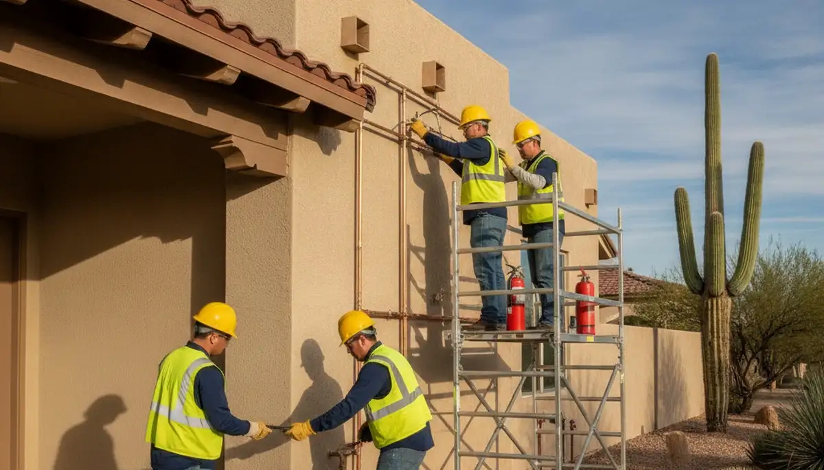 Plumbing repair service in Chandler, AZ for residential and commercial plumbing issues