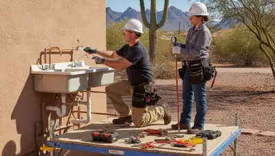 Plumbing repair service in Chandler, AZ for residential and commercial leak fixes and pipe repairs