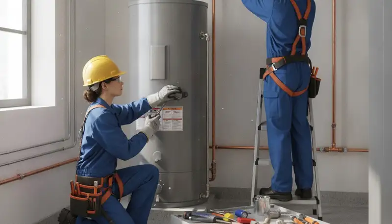 Plumber repairing a home pipe in Chandler, AZ for fast, reliable plumbing service