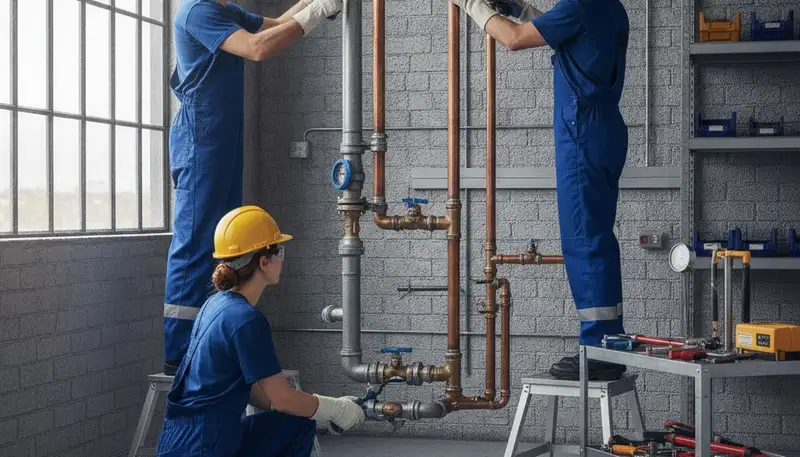 Chandler, AZ plumber repairing home pipes for fast, reliable plumbing service