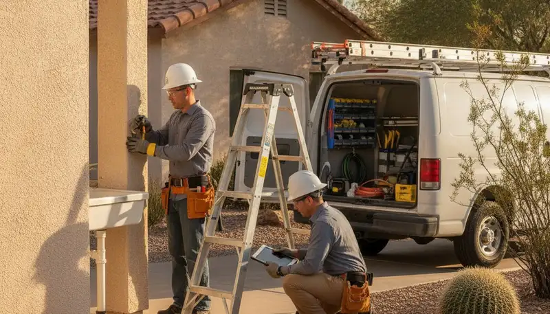 Plumbing repair service in Chandler, AZ for residential and commercial plumbing issues
