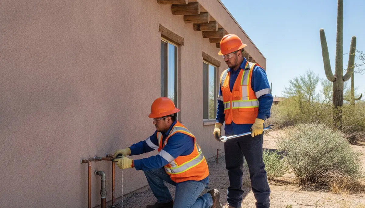 Plumbing repair service in Chandler, AZ for residential and commercial plumbing needs