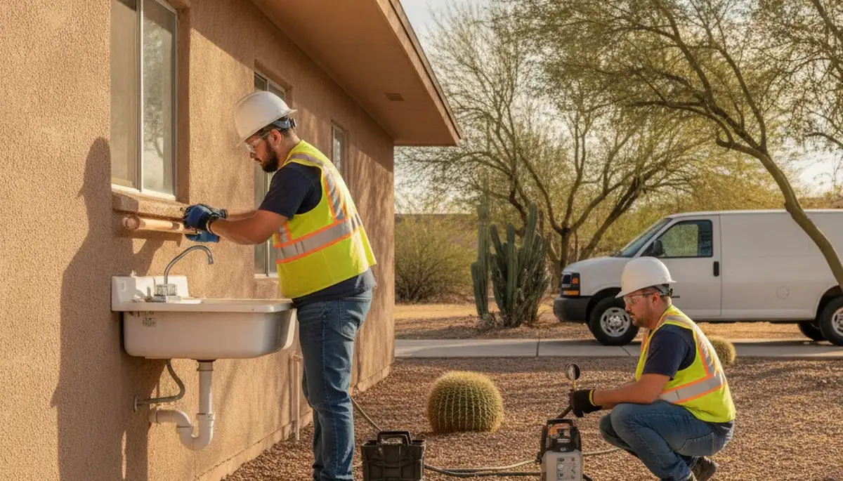 Plumbing repair service in Chandler, AZ for residential leaks, drains, and pipe fixes