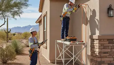 Plumbing repair technician in Chandler, AZ providing professional plumbing service for local homeowners