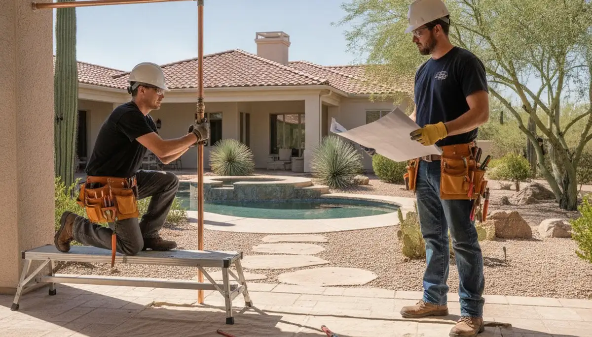 Plumbing repair service in Chandler, AZ for residential and commercial plumbing needs