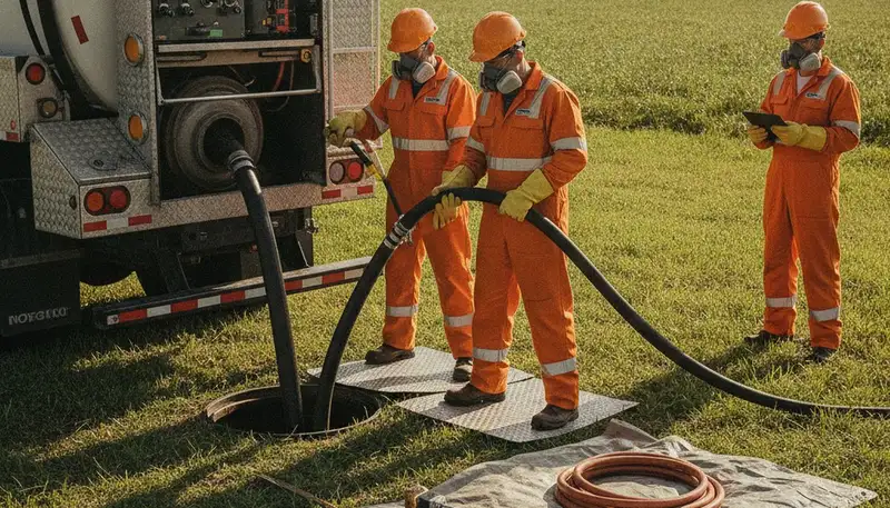 Septic tank cleaning service for Chandler, AZ homes by On Call Plumbers