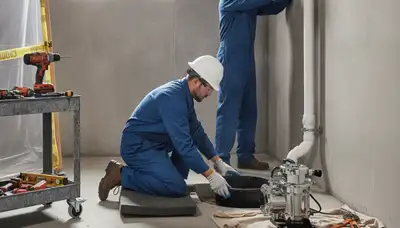 Sump pump installation in Chandler, AZ by On Call Plumbers for home flood protection