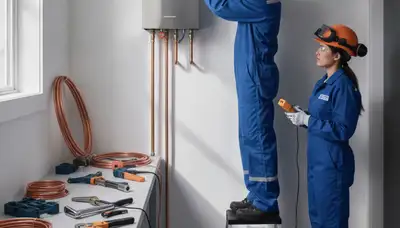 Tankless water heater installation by Chandler, AZ plumbing repair experts